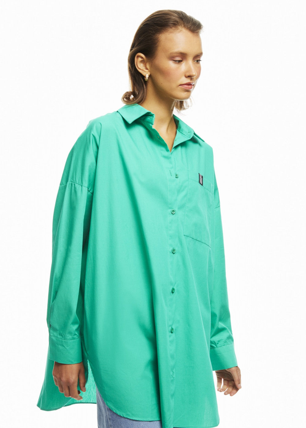 Asymmetric Button Shirt