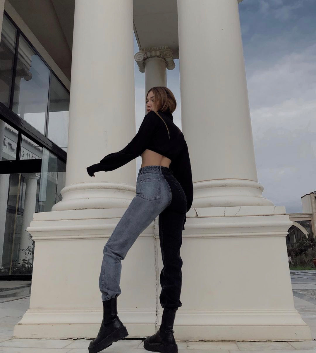 Bicolor Jeans
