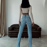 Cross Belt Jeans
