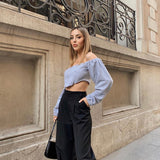 Shoulder-Off Bra Top