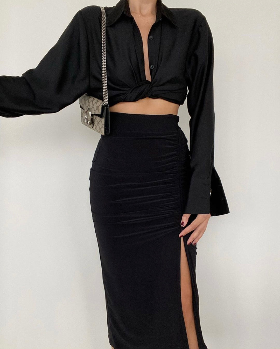 Ruched Skirt