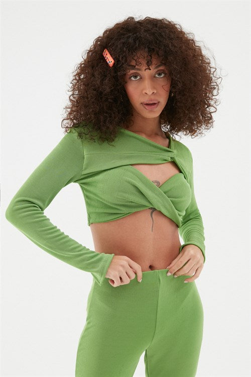 Cross Long Sleeve Top