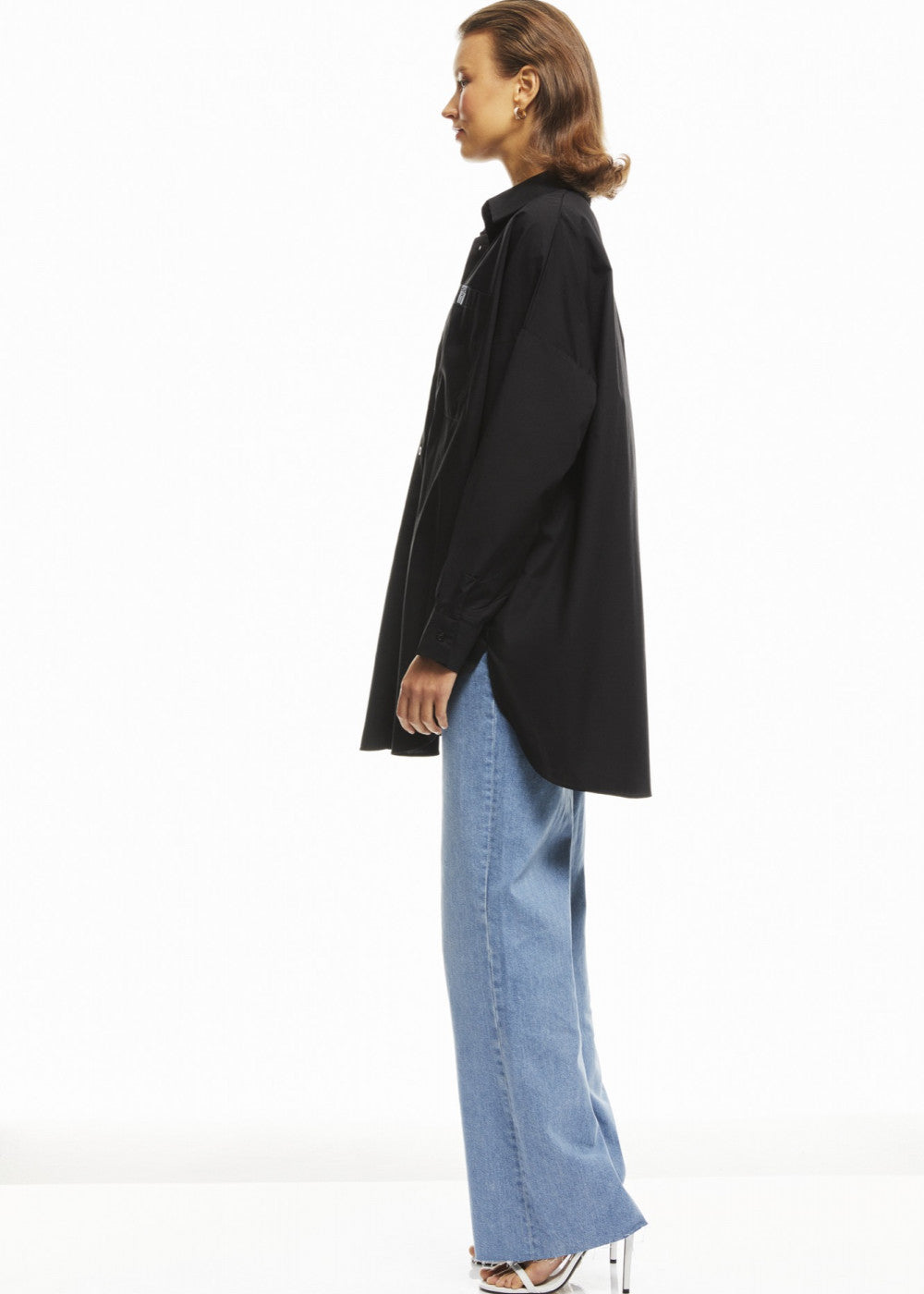 Asymmetric Button Shirt