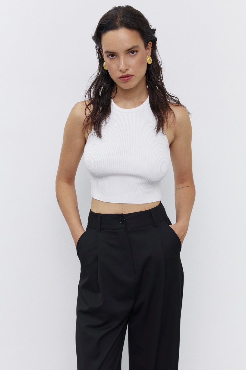 Halter Knit Tank Top
