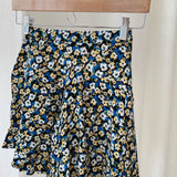 Flower Print Skort