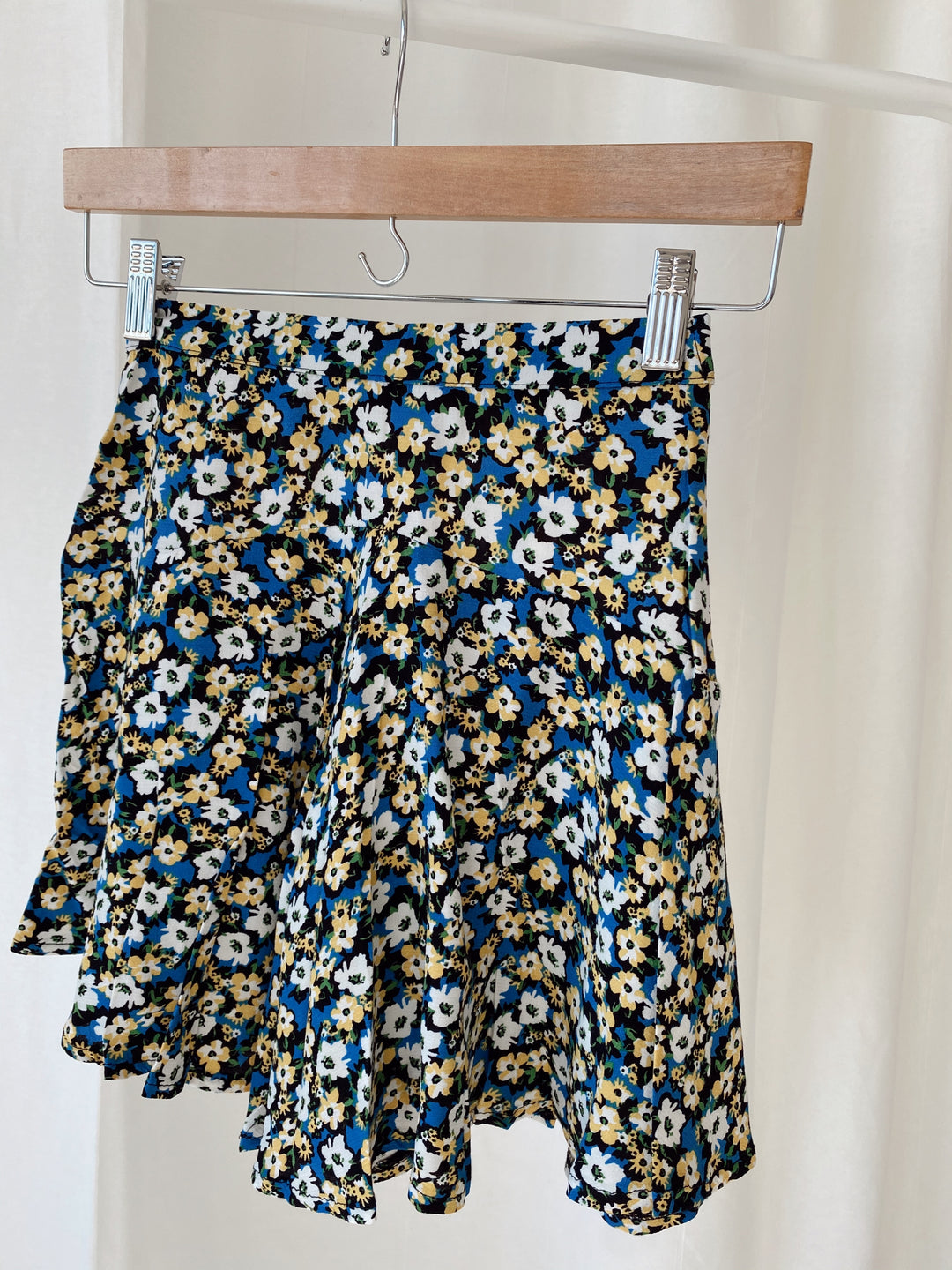 Flower Print Skort