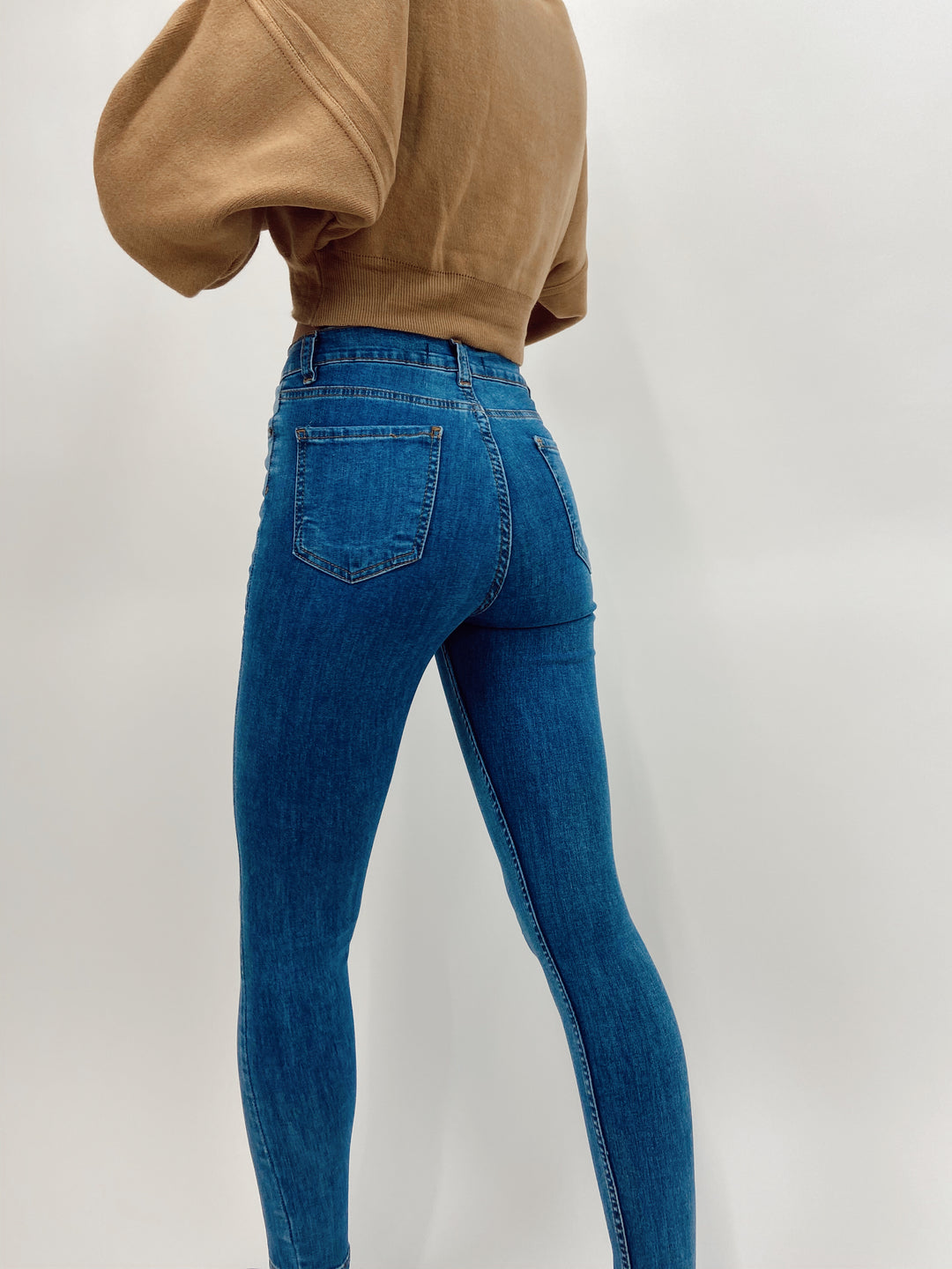 Lycra High Waisted Jeans