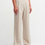 Asymmetric Button Pants