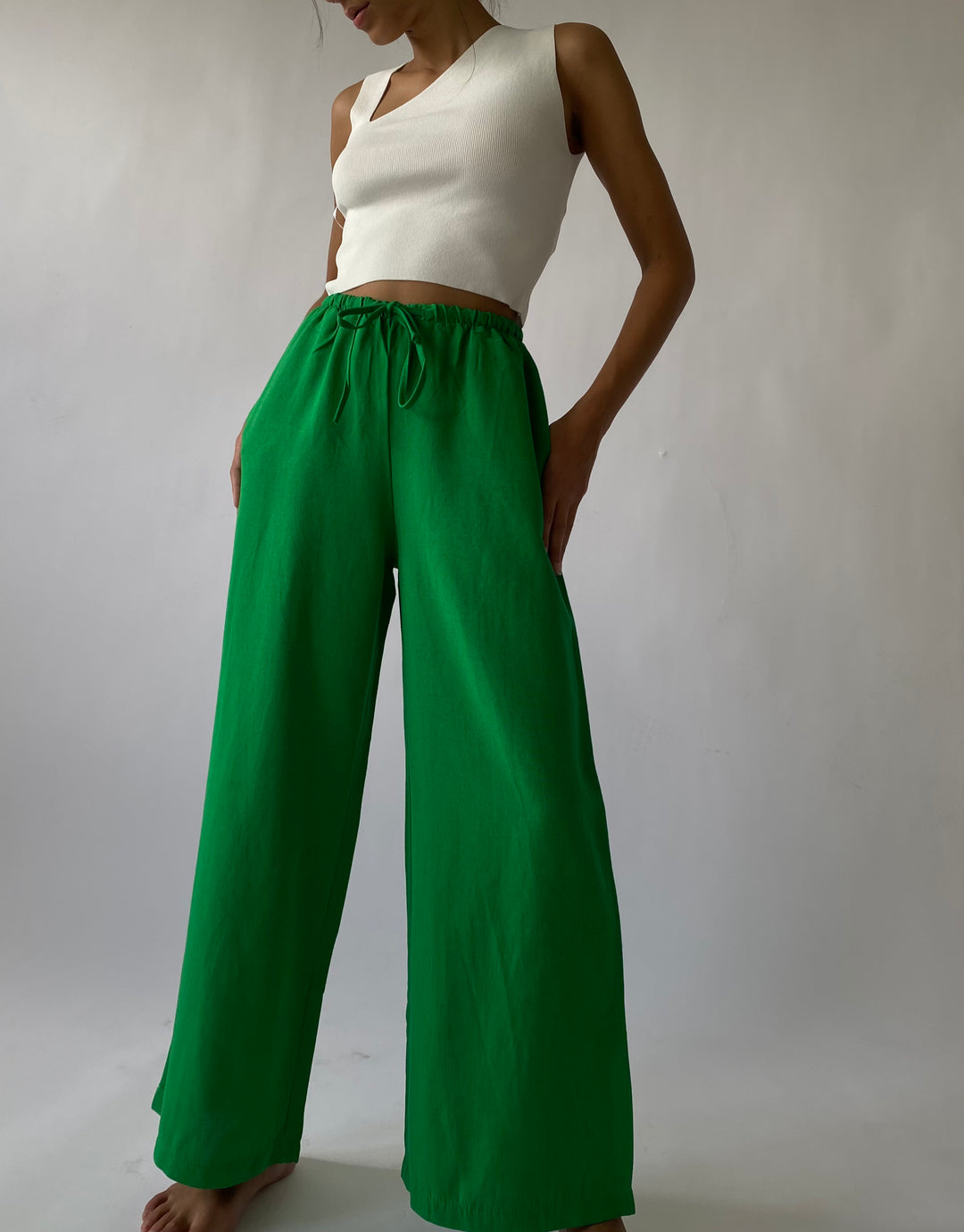 Plain Pants In Color