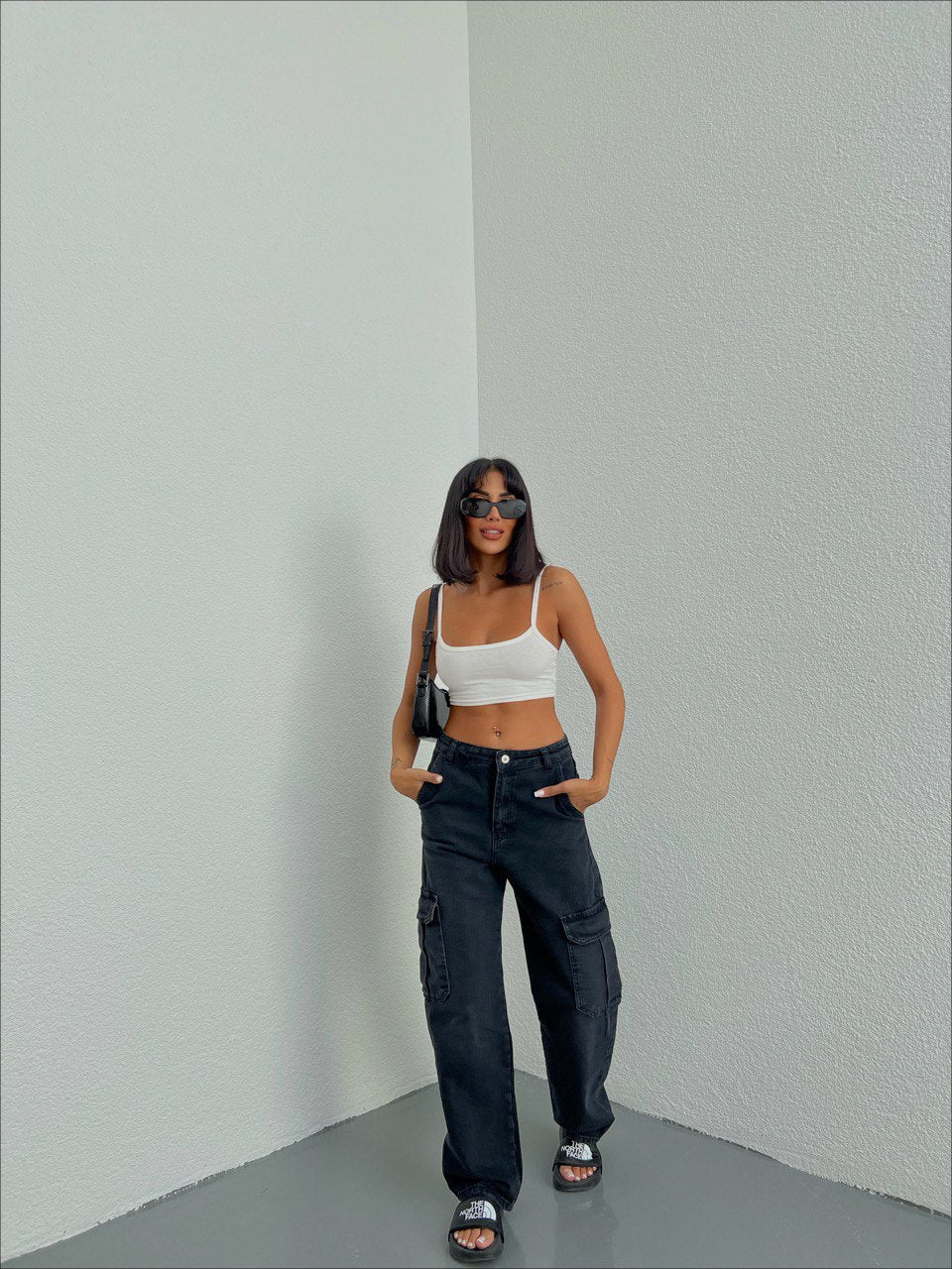 Cargo Jeans In Color