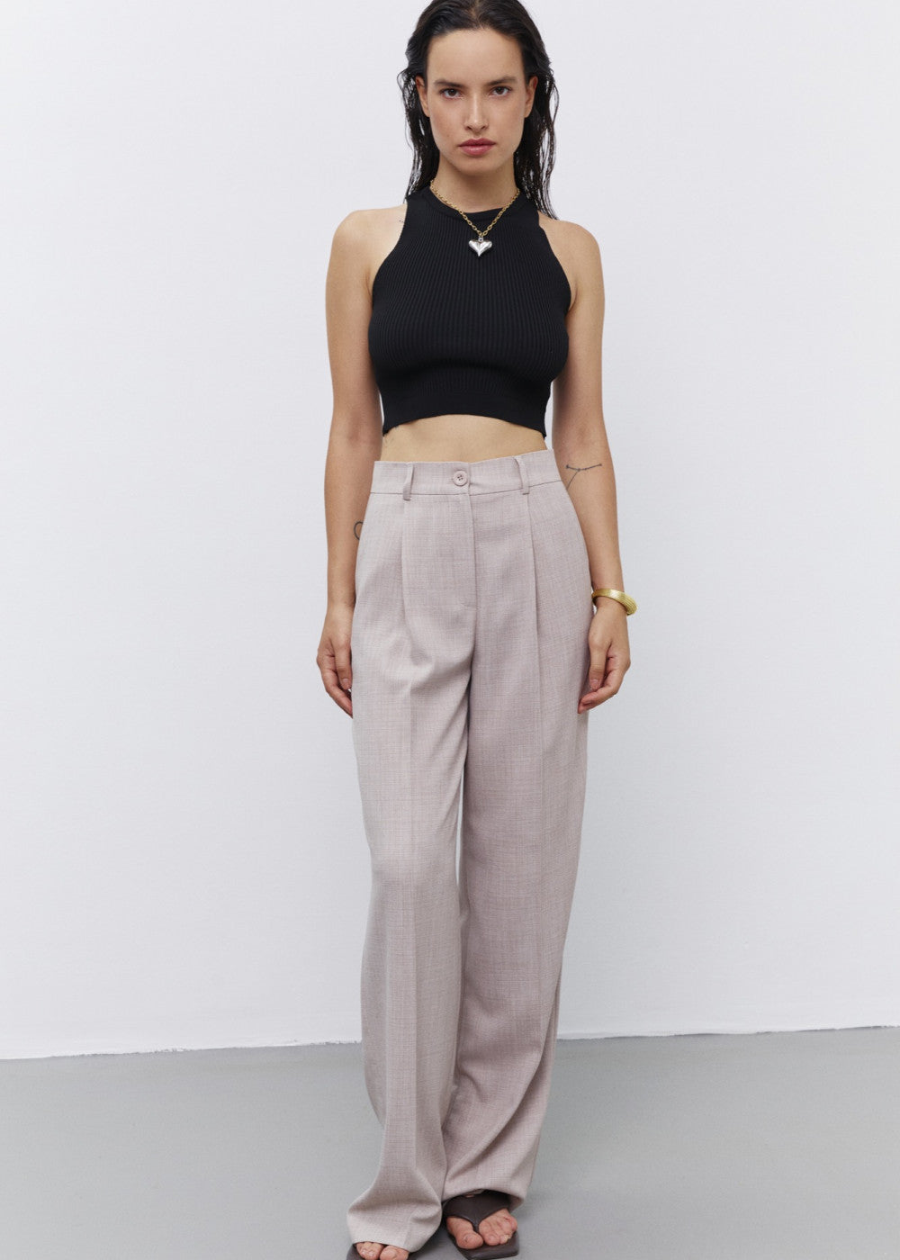 Halter Knit Tank Top