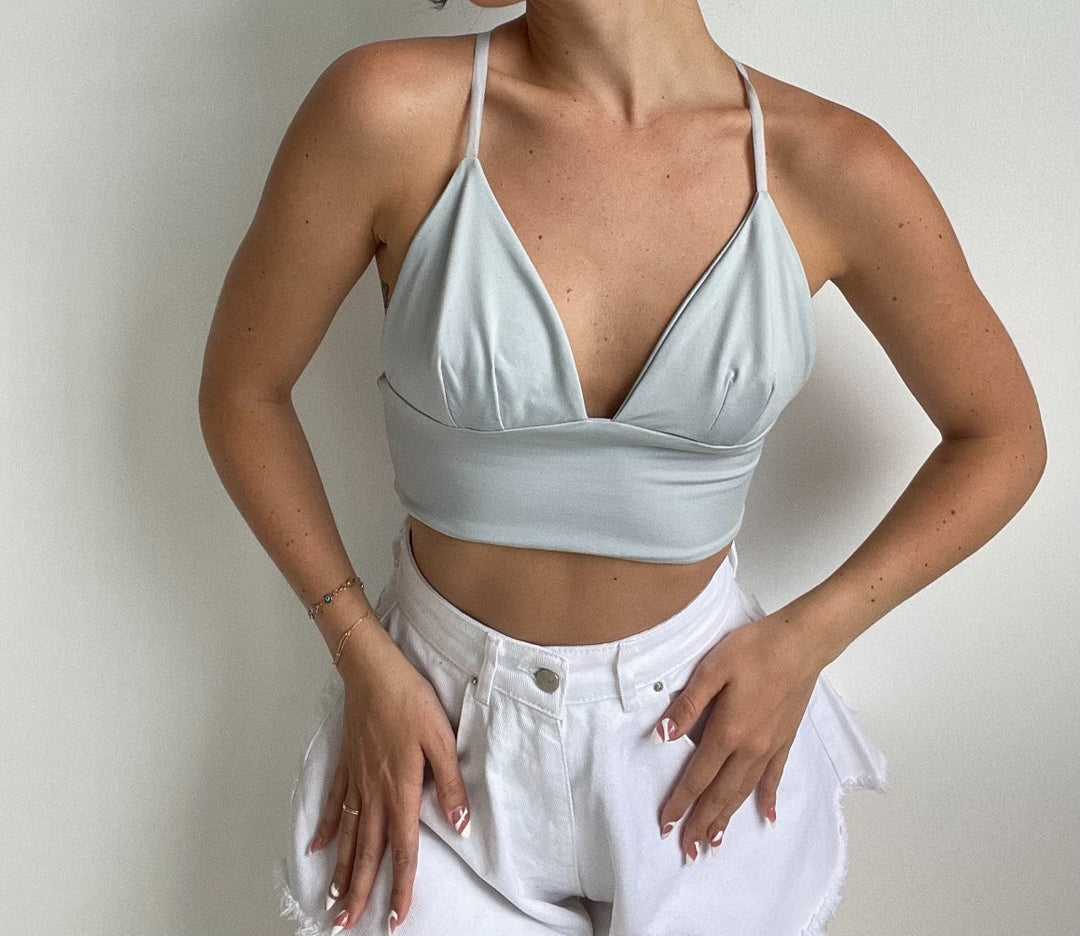 Bra Top Cross Back