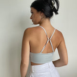 Bra Top Cross Back