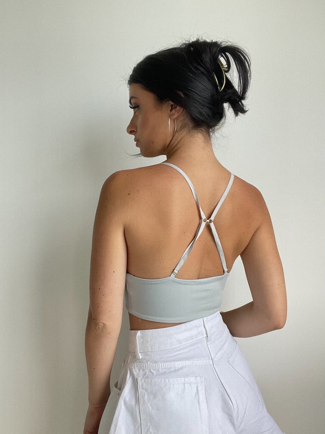 Bra Top Cross Back