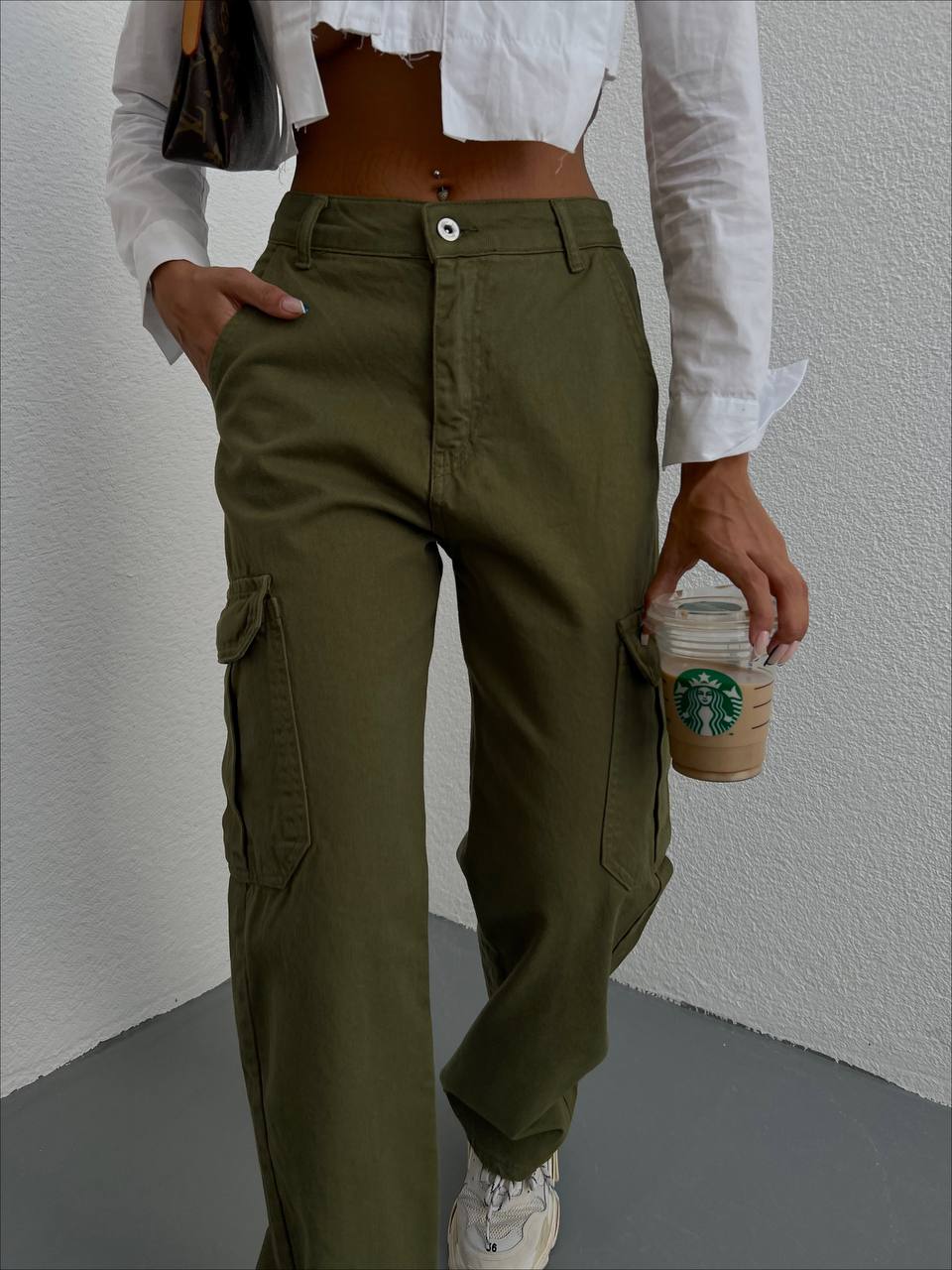 Cargo Jeans In Color