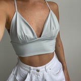 Bra Top Cross Back