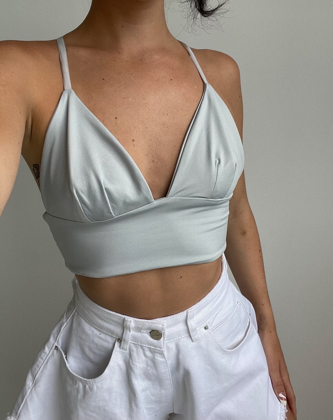 Bra Top Cross Back