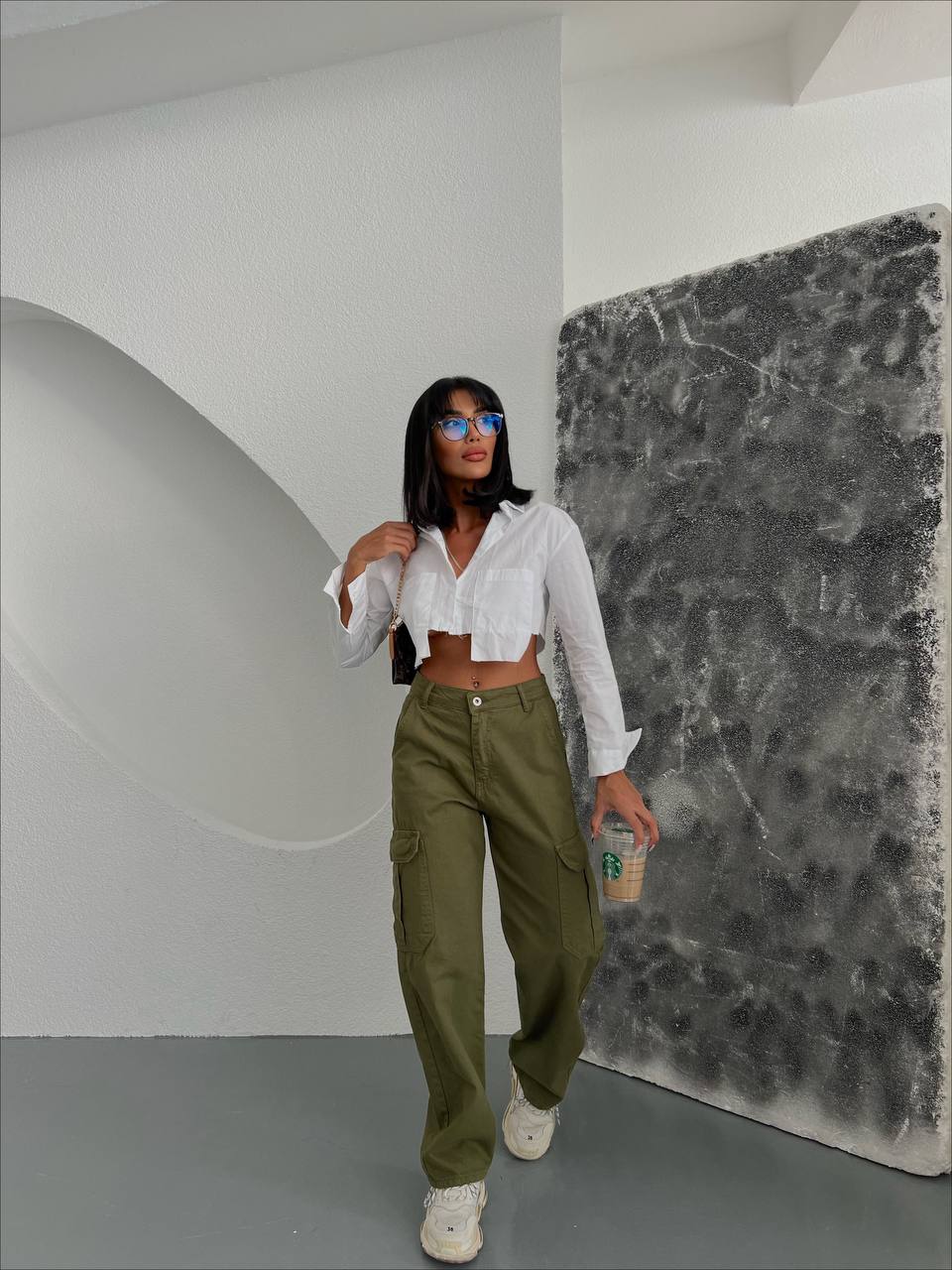 Cargo Jeans In Color