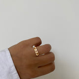 Three Lined Up Chain Ring