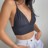 Bra Top Cross Back