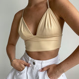 Bra Top Cross Back
