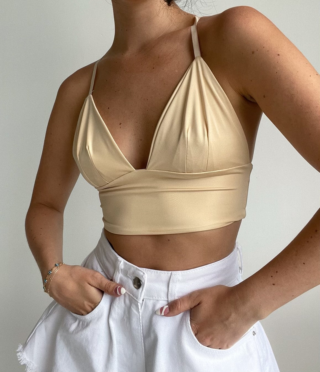 Bra Top Cross Back