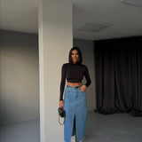 Front Split Skirt In Colors