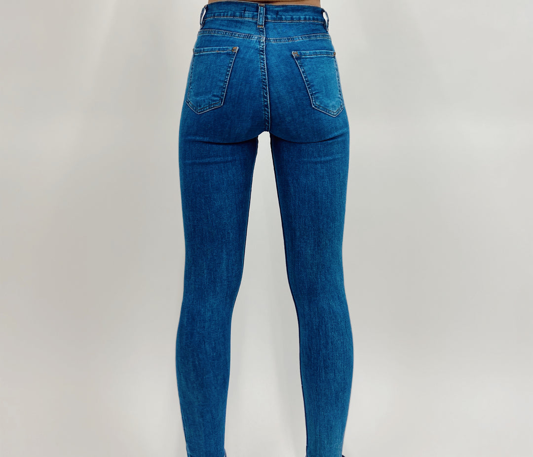 Lycra High Waisted Jeans
